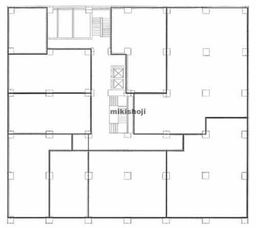 中央区南の大五ビル 平面1
