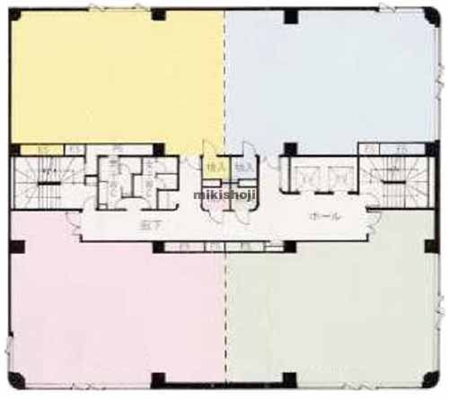 太陽生命ひまわり札幌ビル 平面1