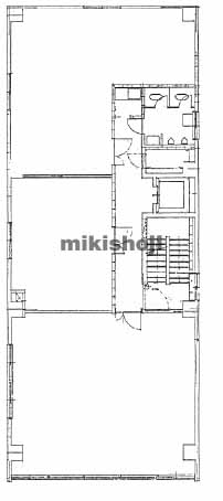 中央区南の太陽ビルアネックス 平面1