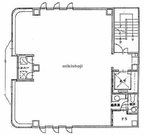 中央区南の大通ＫＨビル 平面1