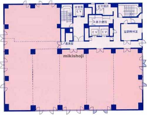 北区の札幌千代田ビル 平面1