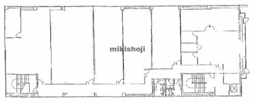 西区の高道ビル 平面1