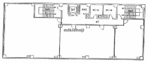 西区のしなねん琴似ビル 平面1