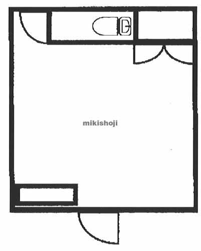 豊平区の向ヶ丘宮北ビル 平面1