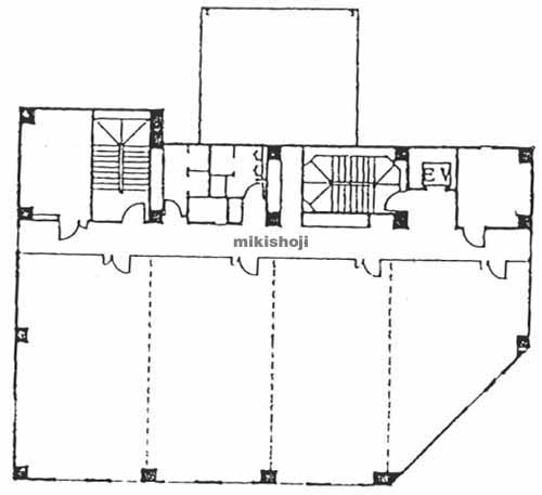 北見市の損保ジャパン北見ビル 平面1