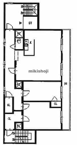 中央区南の札幌舘ビル 平面1