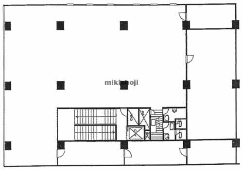 中央区北の北四条ビル 平面1