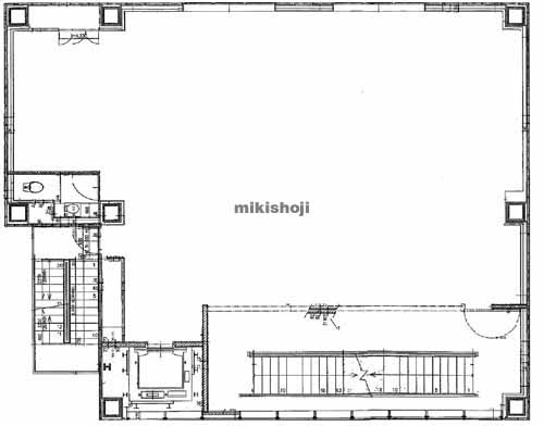 中央区南のＳＹＯＫＵＳＡＮ３・５ビル 平面1
