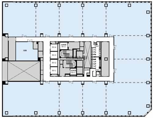 中央区南の札幌ダイビル再開発プロジェクト 平面1