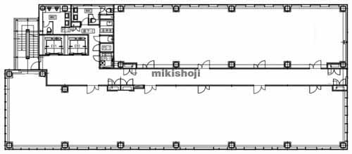 千歳市のアルファ千歳駅前ビル 平面1