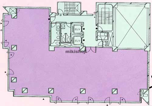 ＴＡＫＡＹＵパークサイドビル 平面1