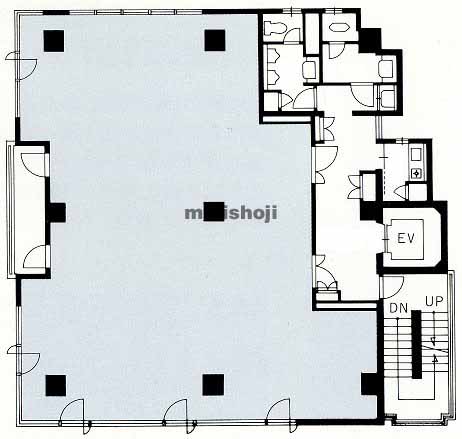 二日町・春日町・木町通のノース・コアビル 平面1