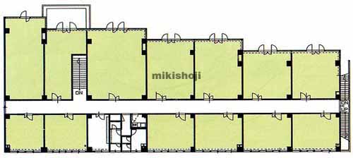 若林区のバイパス齋喜ビル 平面1