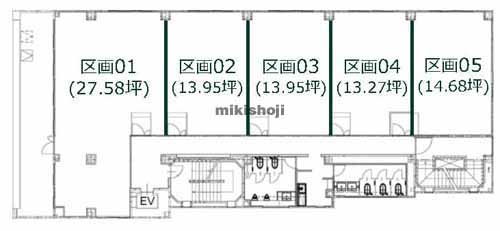 中央のＴＲＣ仙台ビル 平面1