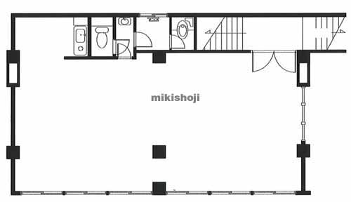 五橋・北目町の第二ショーケービル 平面1