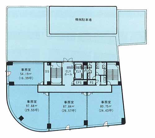 三井住友海上青森ビル 平面1