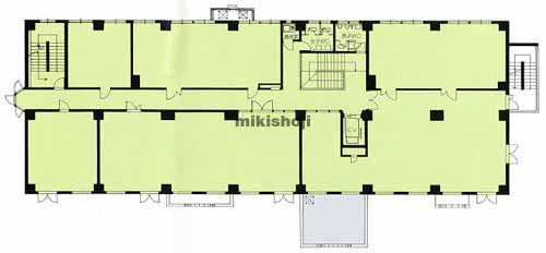 米沢市のかなつビル 平面1