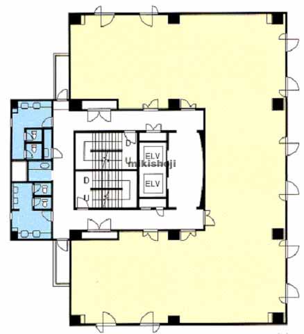 中央・橋本のＡＱＵＡ青森中央ビル 平面1
