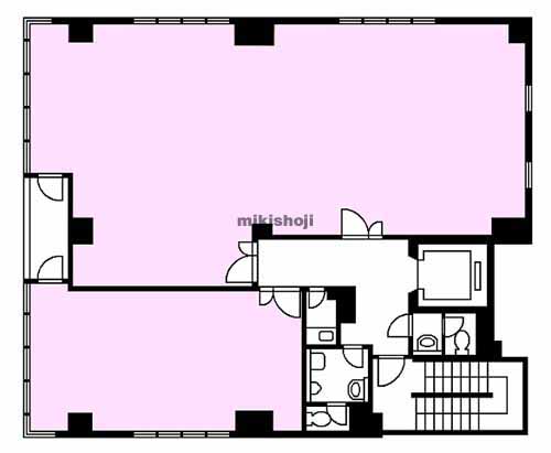 榴岡の第一パークビル 平面1