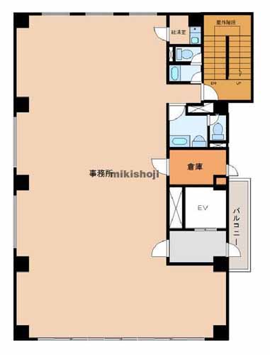 二日町・春日町・木町通の北四番丁ステーションビル 平面1