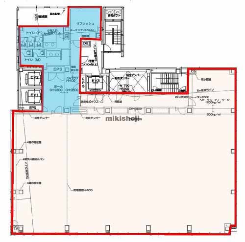 中央の仙台東宝ビル 平面1