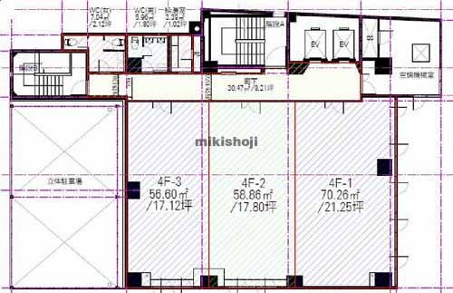 古川・長島のみどりやビル 平面1