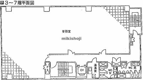 新横浜の新横浜ユニオンビルＡＮＮＥＸ 平面1