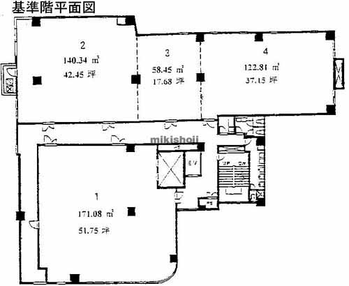 アクロスビル 平面1
