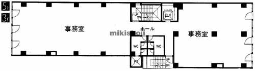 ｂｅｌｌｅ関内ビル 平面1