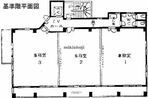 小田原市の榮ビル 平面1