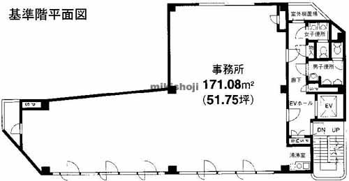 横須賀市の矢島ビル 平面1