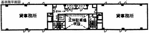 都筑区の松本ビルＡ館 平面1