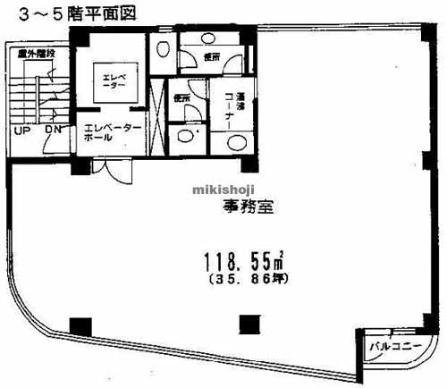 小田原市のＭビル 平面1