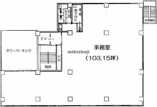 厚木市の高砂ビル 平面1