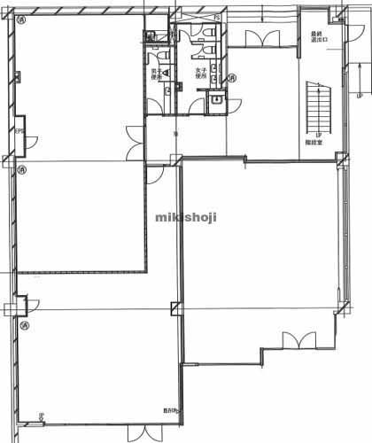 栄区の桂台サンユービルディング 平面1