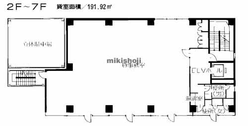太閤・竹橋町・椿町のノノガワ名駅ビル 平面1