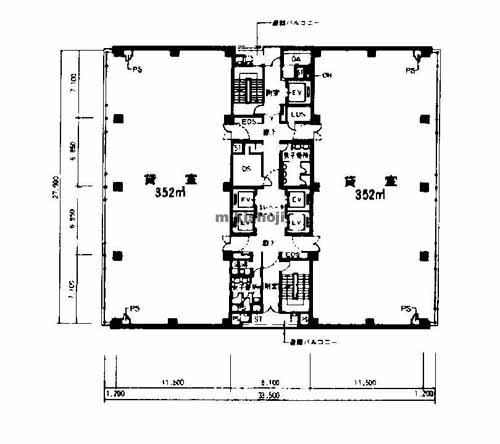 豊島ビル 平面1