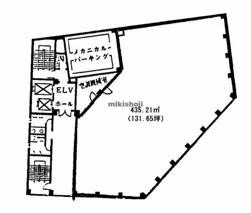 栄の朝日生命矢場町ビル 平面1