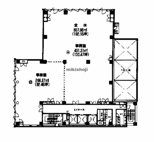 丸の内・錦の錦ＳＩＳビル 平面1