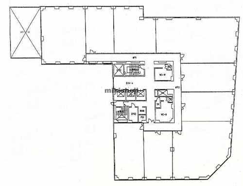明治安田生命岐阜金町ビル 平面1