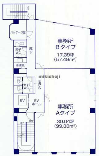 一宮市全域の松降ビル 平面1