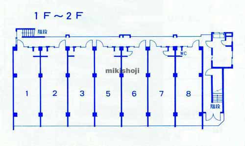 川島第二ビル 平面1
