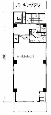 名駅・那古野の松陽ビル 平面1