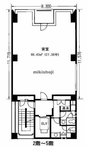 ＣＫ１２伏見ビル 平面1