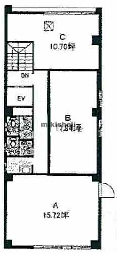 中区その他のアイビル 平面1
