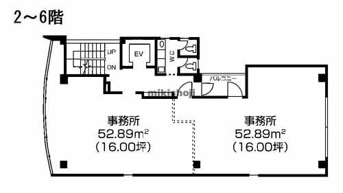山富丸の内ビル 平面1