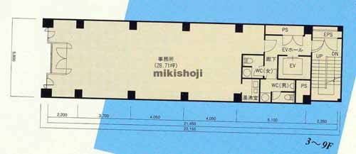 太閤・竹橋町・椿町のユース丸悦ビル 平面1