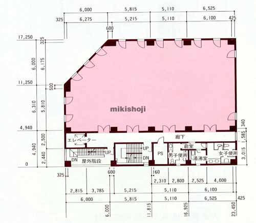 浜松市全域のあいおいニッセイ同和損保浜松ビル 平面1