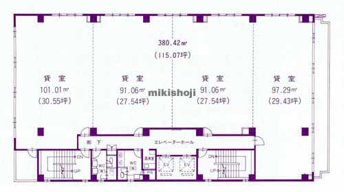 朝日生命新豊田ビル 平面1