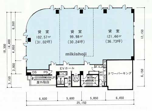 沼津市全域のフロンティア沼津ビル 平面1